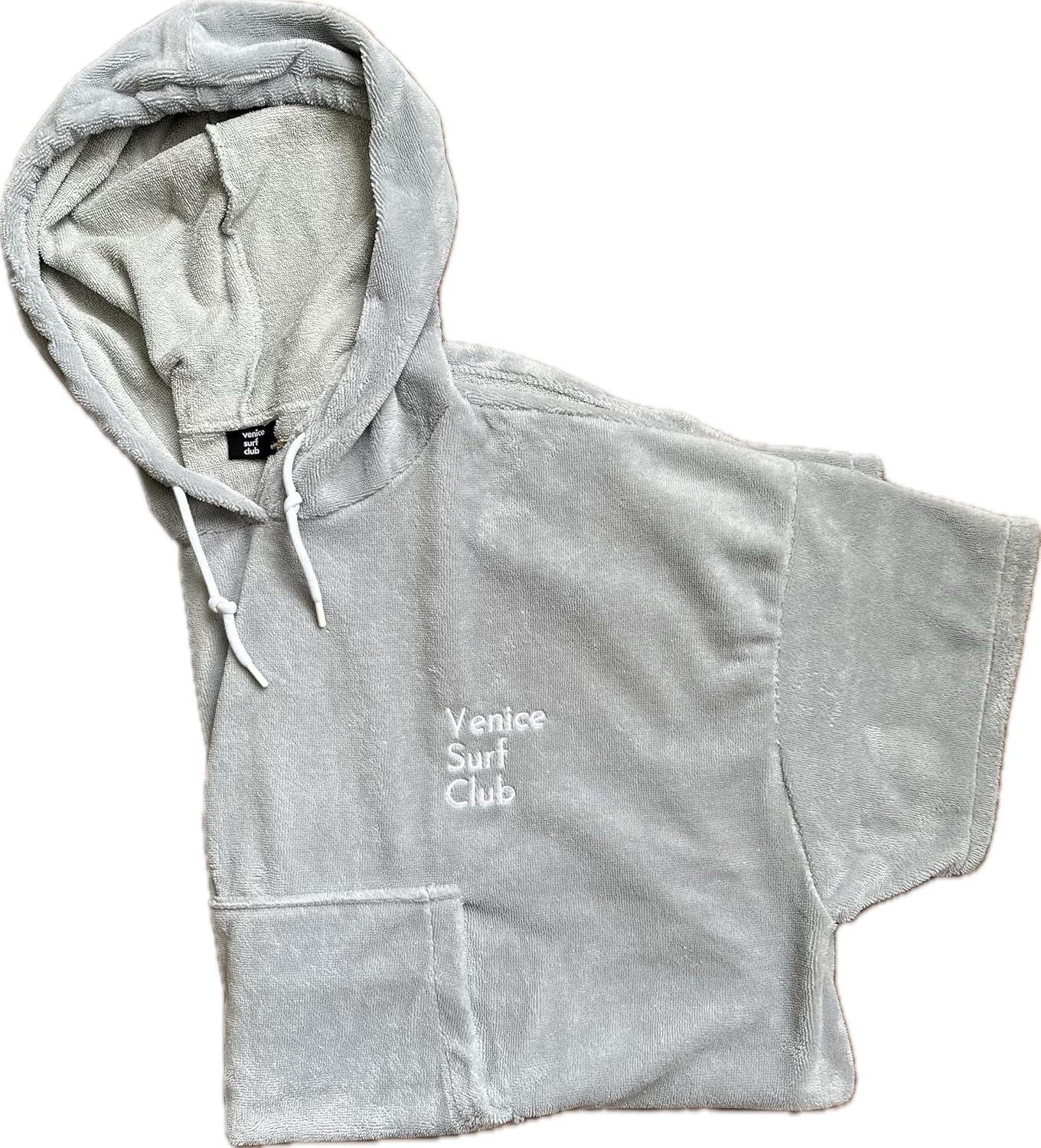 Poncho de surf de microfibra de algodón, traje de neopreno para cambiar, bata de baño con capucha y bolsillo