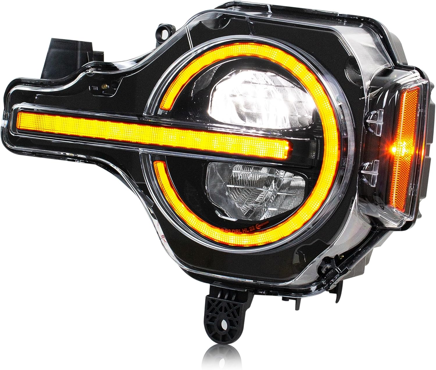 inginuity time Faros delanteros LED para Ford Bronco 2021 2022 2023 Animación de inicio de señal secuencial Conjunto de lámparas delanteras
