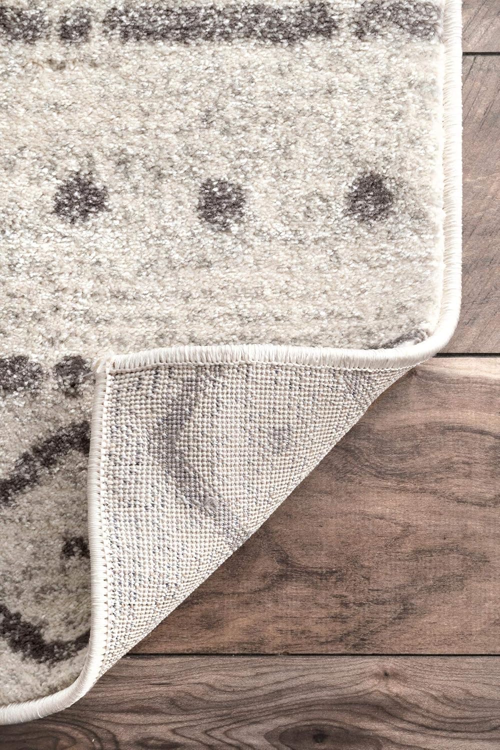 nuLOOM Sienna – Alfombra vintage de pasillo, 2 pies 6 pulgadas x 6 pies, beige, rectangular, 0.55 pulgadas de grosor