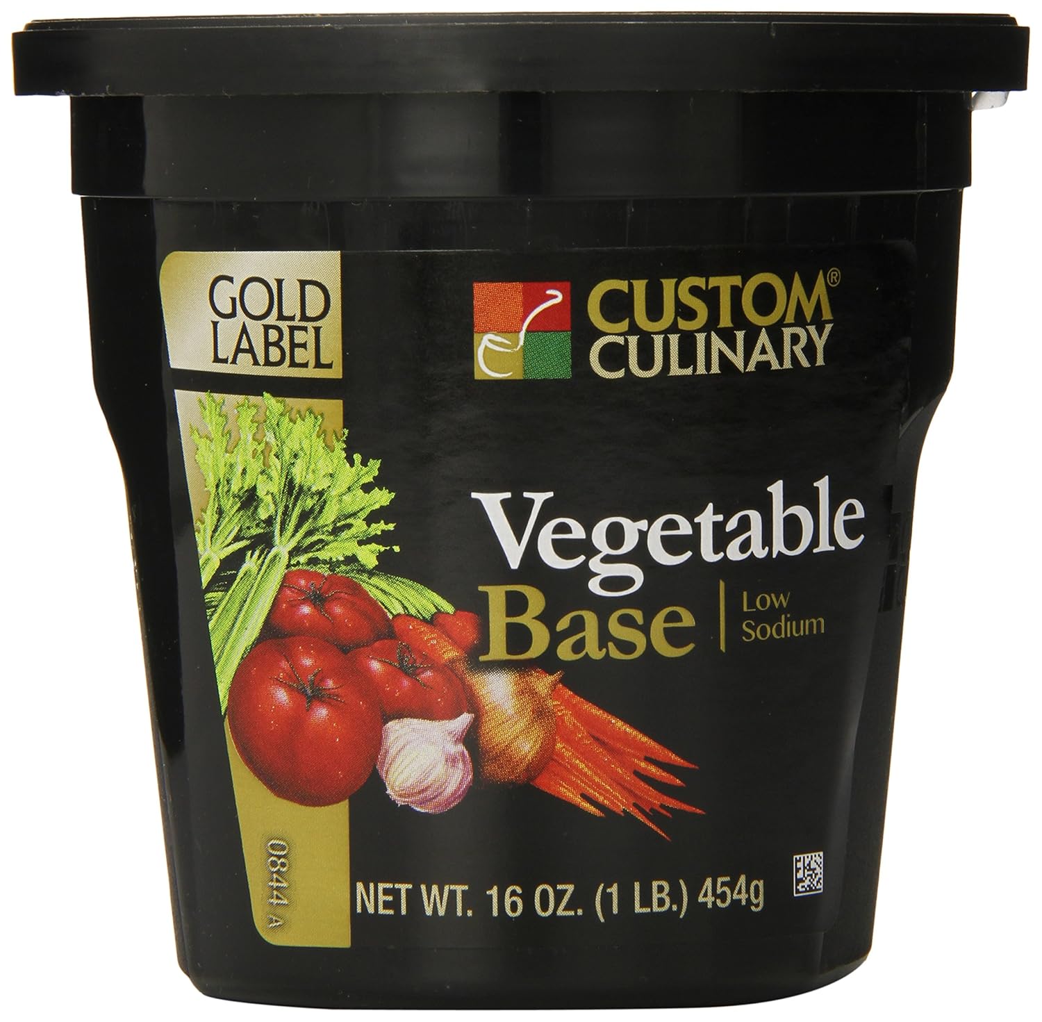 Custom Culinary Gold Label Base baja en sodio, vegetal, 1 libra