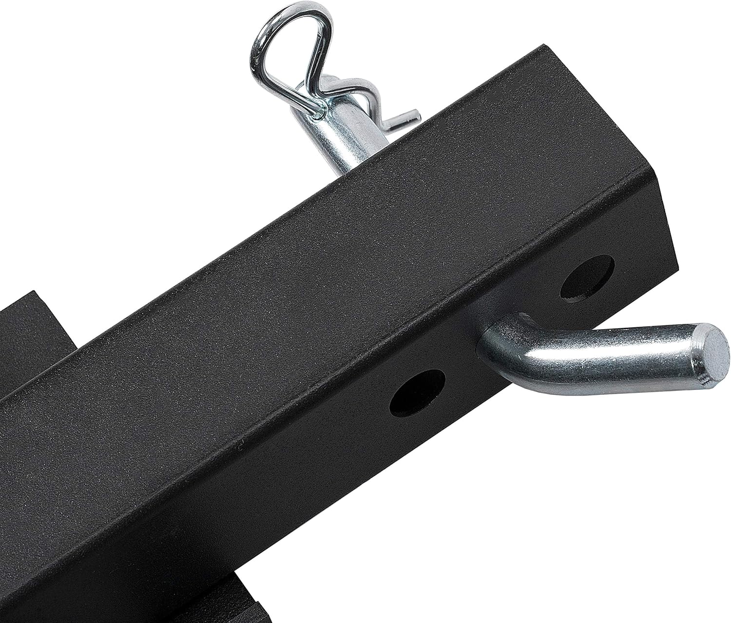 KUAFU Paso de enganche universal con luz de freno LED para receptor de remolque de camión de remolque de camión barra de paso de remolque protector