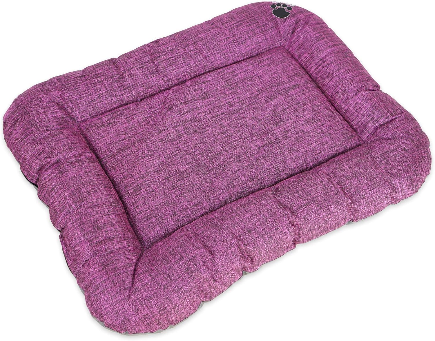 SUSSEXHOME Pets – Almohada impermeable para perros medianos, 33.5 x 26.4 x 3.95 pulgadas, resistente a desgarros, lavable, color morado