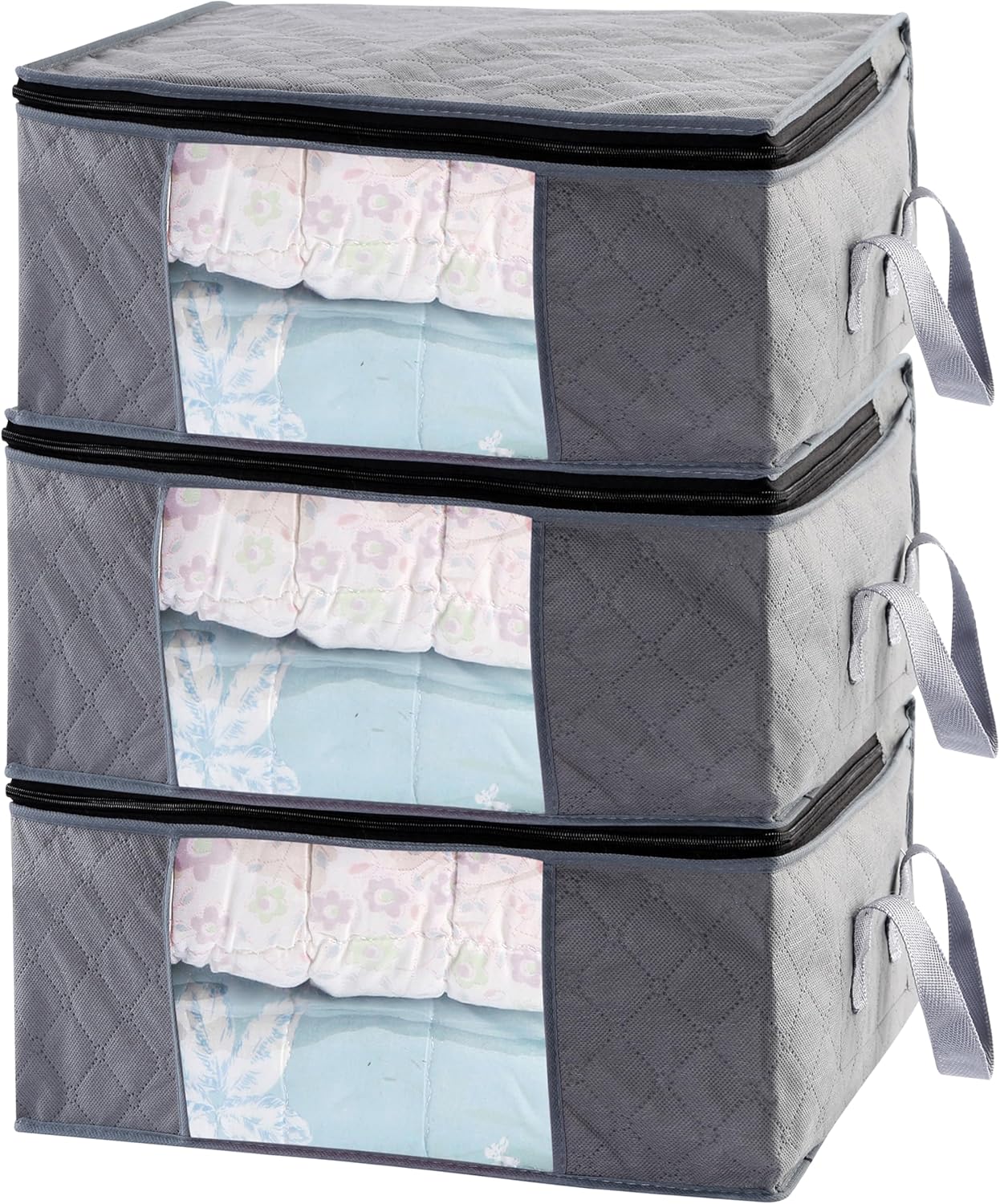 Contenedores de almacenamiento para ropa, bolsas de armario, contenedores de 35 litros, organizador de ropa, organización para organizar mantas,