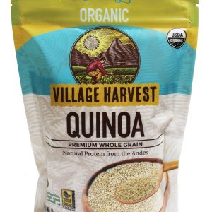 Village Harvest Quinoa orgánica, grano entero de primera calidad, 16 onzas Village Harvest Quinoa orgánica, grano entero de primera calidad, 16 onzas
