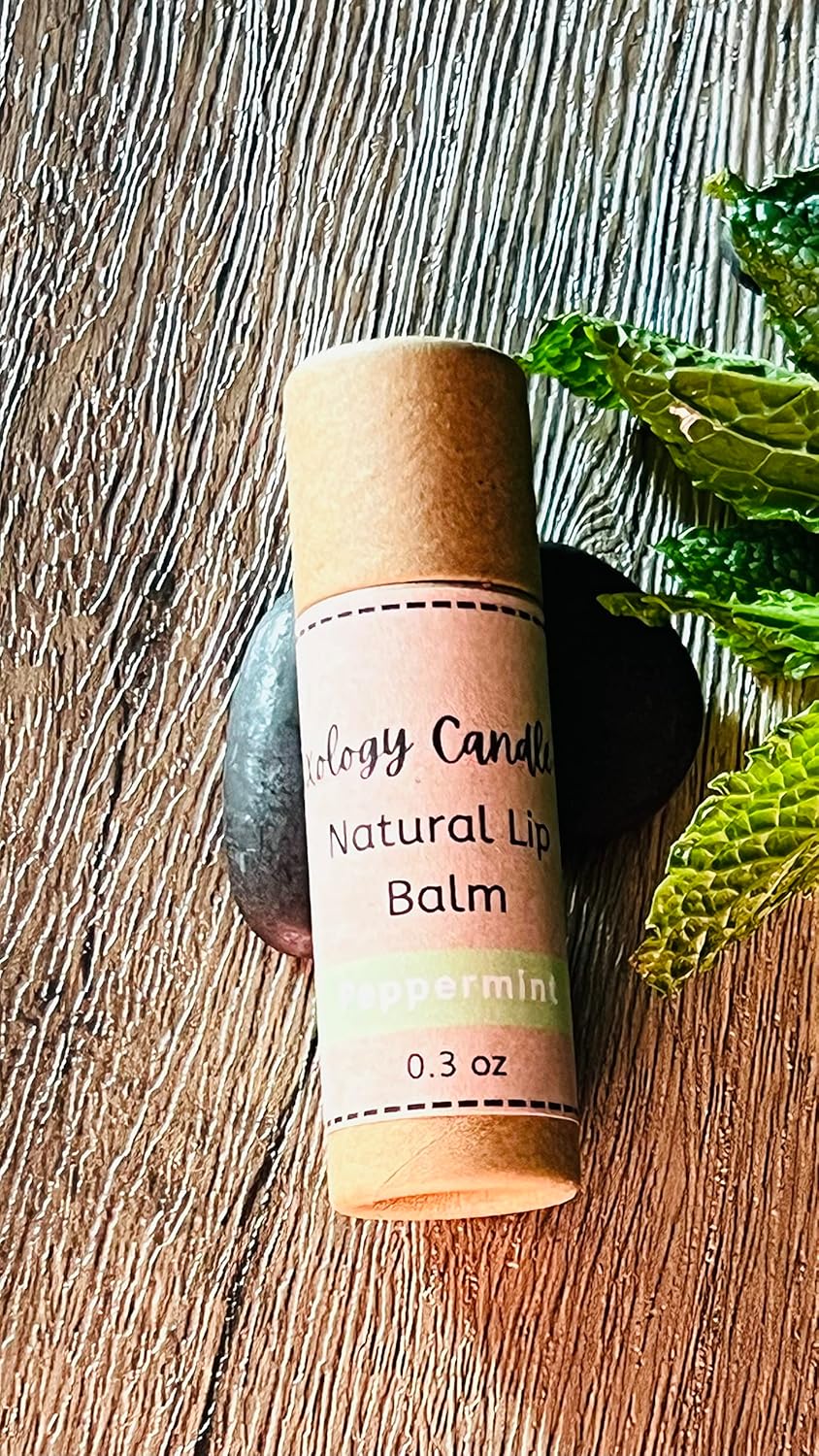 Handmade Natural Lip Balm Set of 5- Original, Mint, Cocoa, Lavender, Grapefruit – 5 Pack