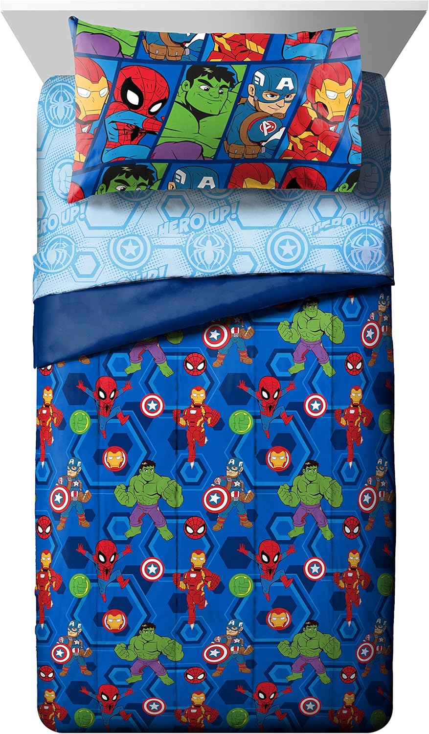Jay Franco – Juego de cama para niños pequeños (individual y matrimonial)