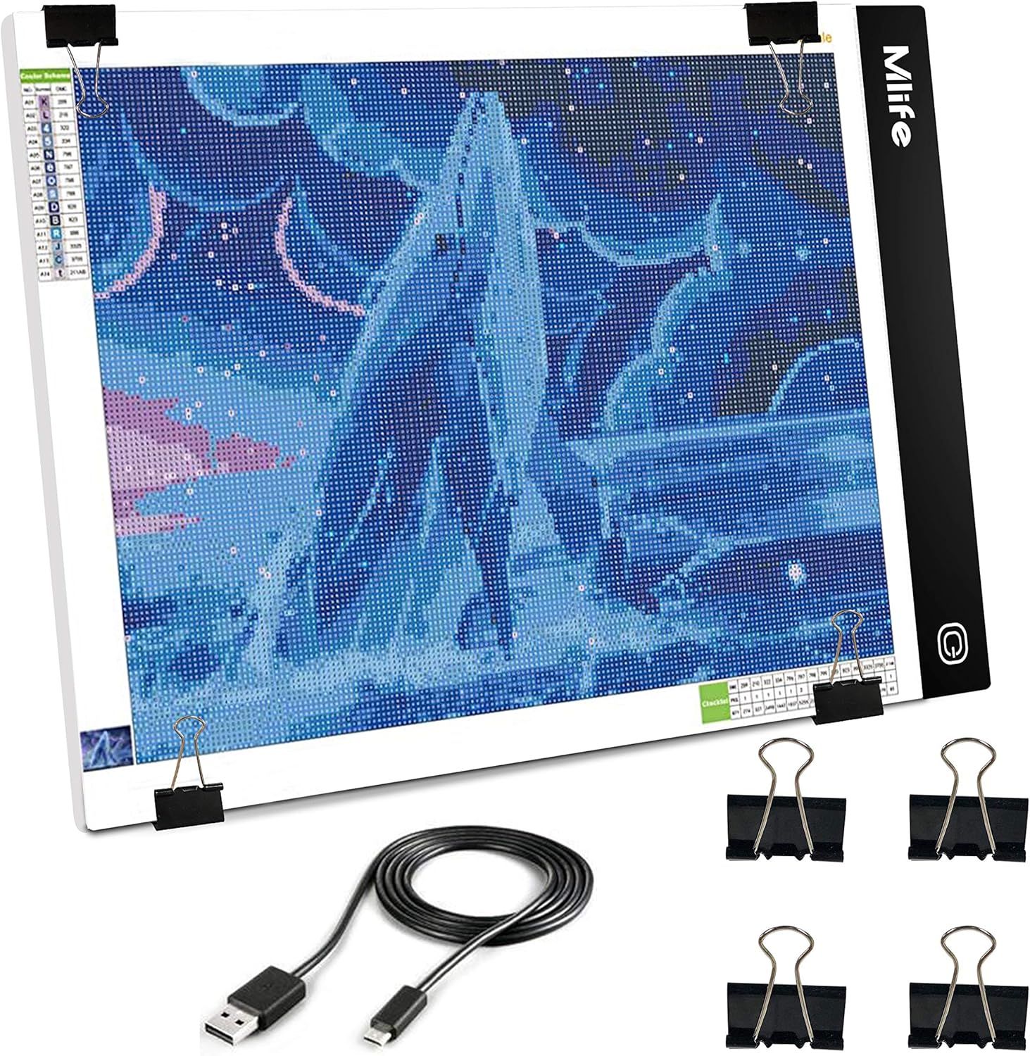 Almohadilla de luz LED B4  Caja de luz de arte de diamante mejorada, tablero de luz de seguimiento regulable, boceto, animación, caja de luz de
