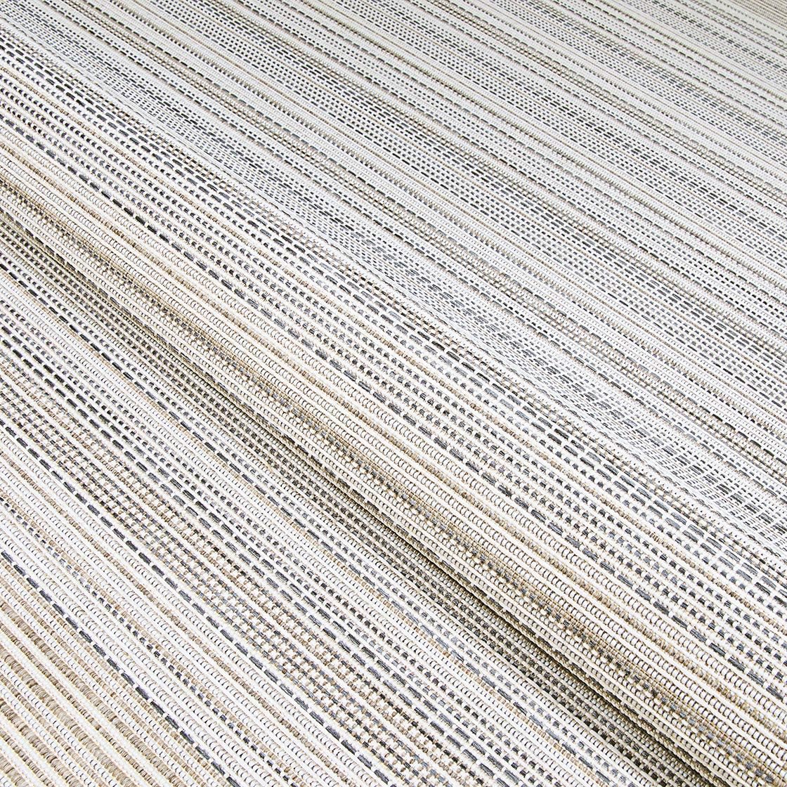 Couristan Mónaco – Alfombra rectangular de 3 pies 9 pulgadas x 5 pies 5 pulgadas, color cacao natural y marfil, lavable con manguera, apta para