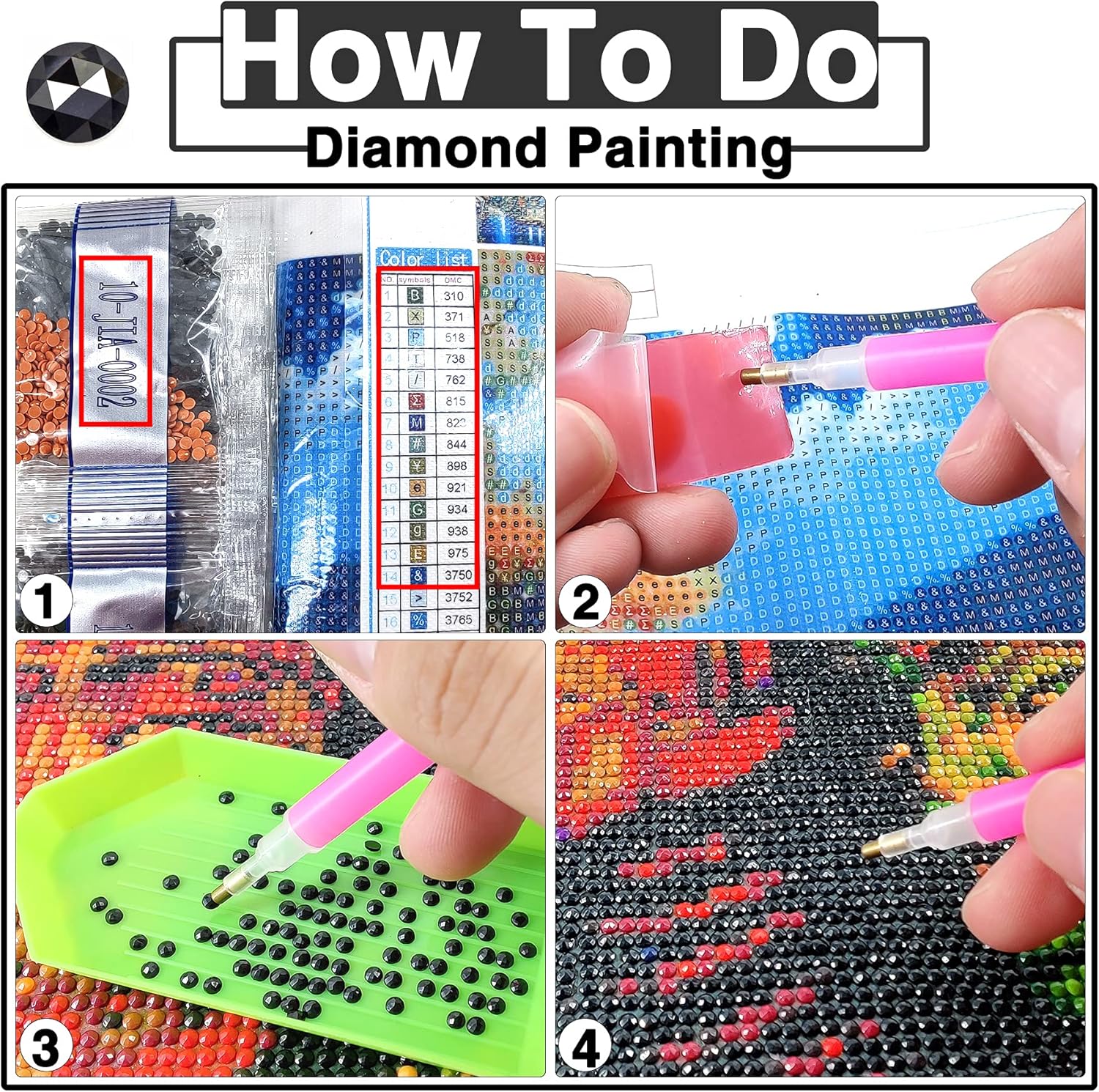 Sheehow – Kit de pintura de diamante 5D para adultos, sueño de mariposa, taladro completo, arte de diamante, arte de diamantes de imitación, arte de