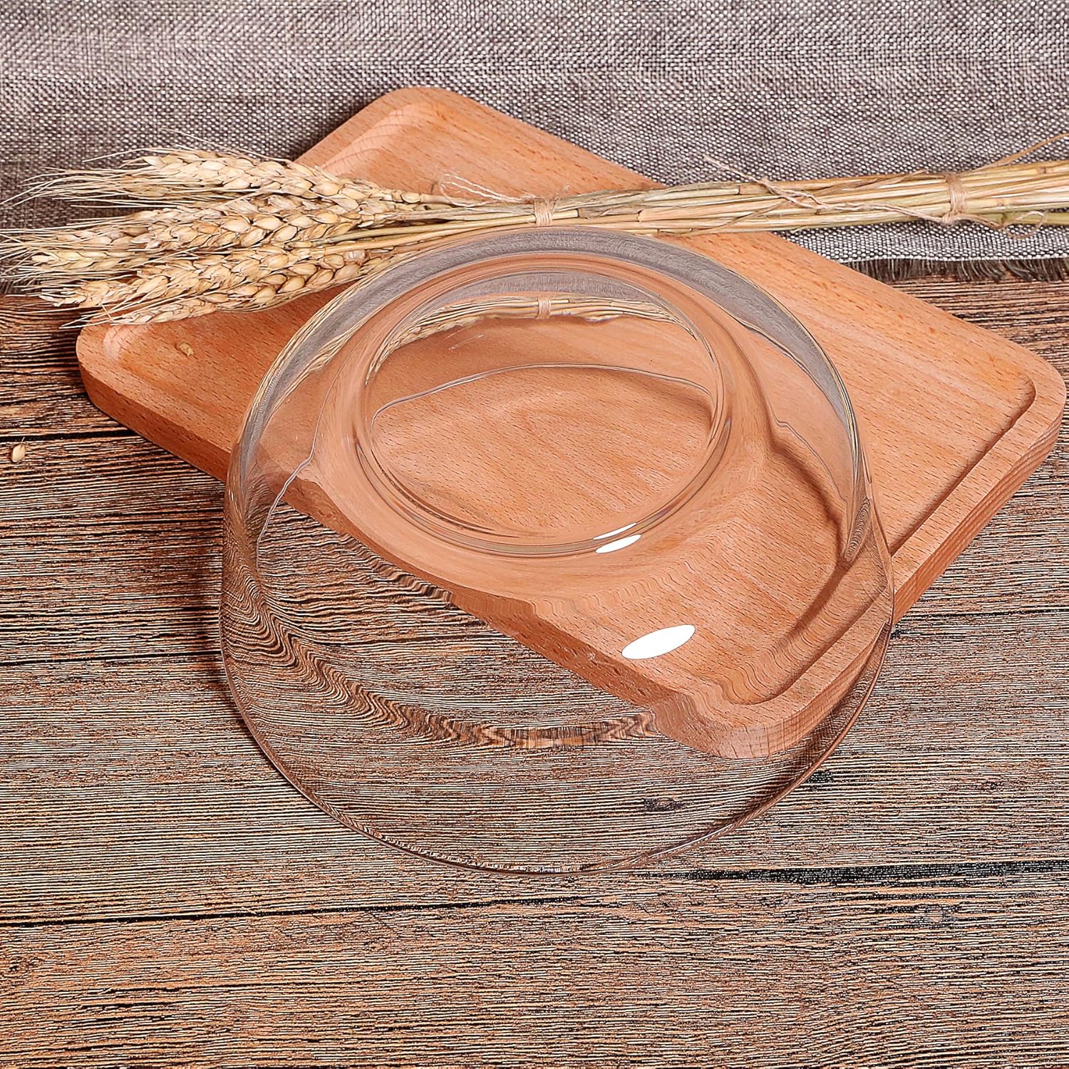 Cuencos pequeños de vidrio, cuencos de vidrio transparente, cuencos para servir postres, dulces, nueces, helado, aperitivos (6 unidades, 10 onzas)