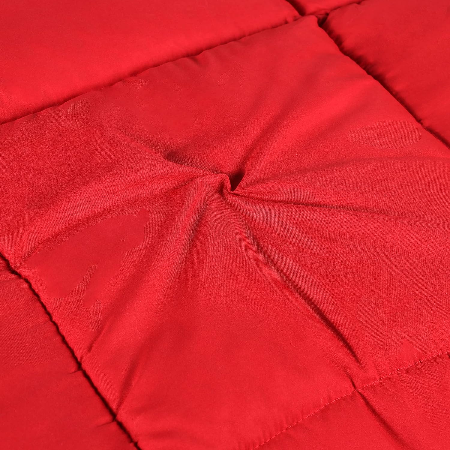 Superior Edredón sólido de microfibra cepillada, ropa de cama alternativa al plumón, reversible, peso medio, esponjoso, decorativo, relleno de