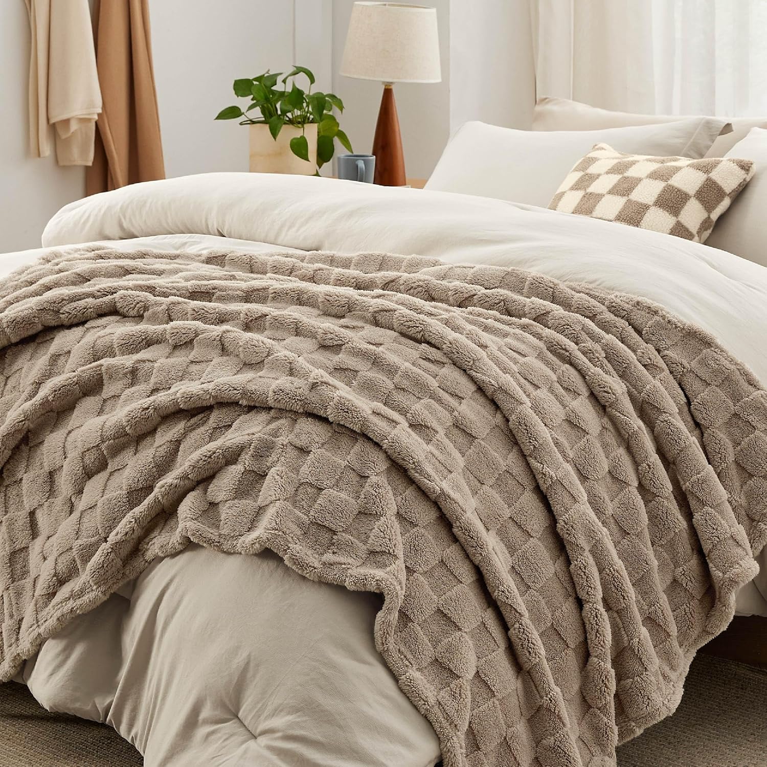 Bedsure Juego de edredón tamaño King de 7 piezas, juego de edredón tamaño King de 5 piezas.