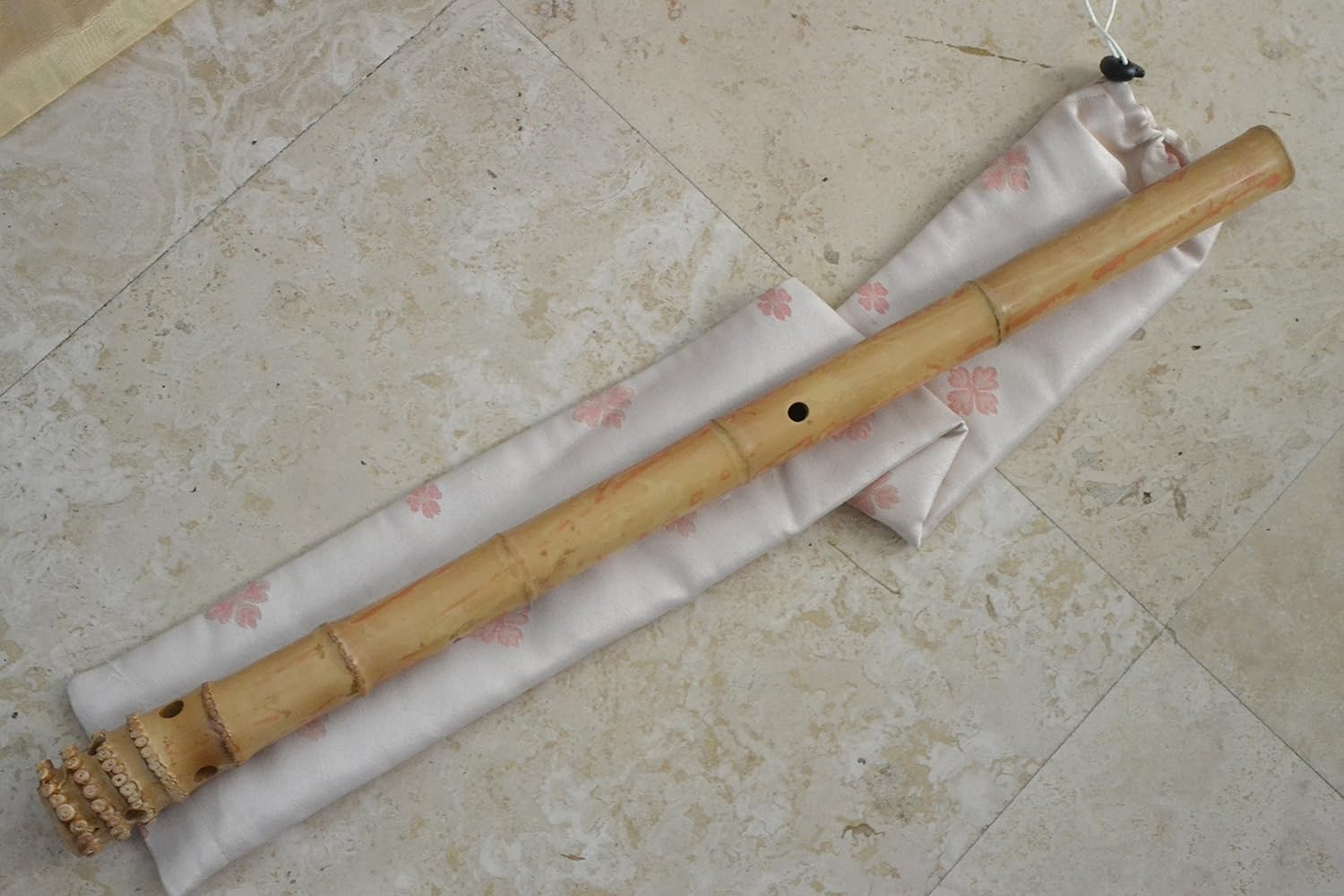 Flauta de bambú de 8 agujeros Shakuhachi Dongxiao CF Key Zen Instrumento