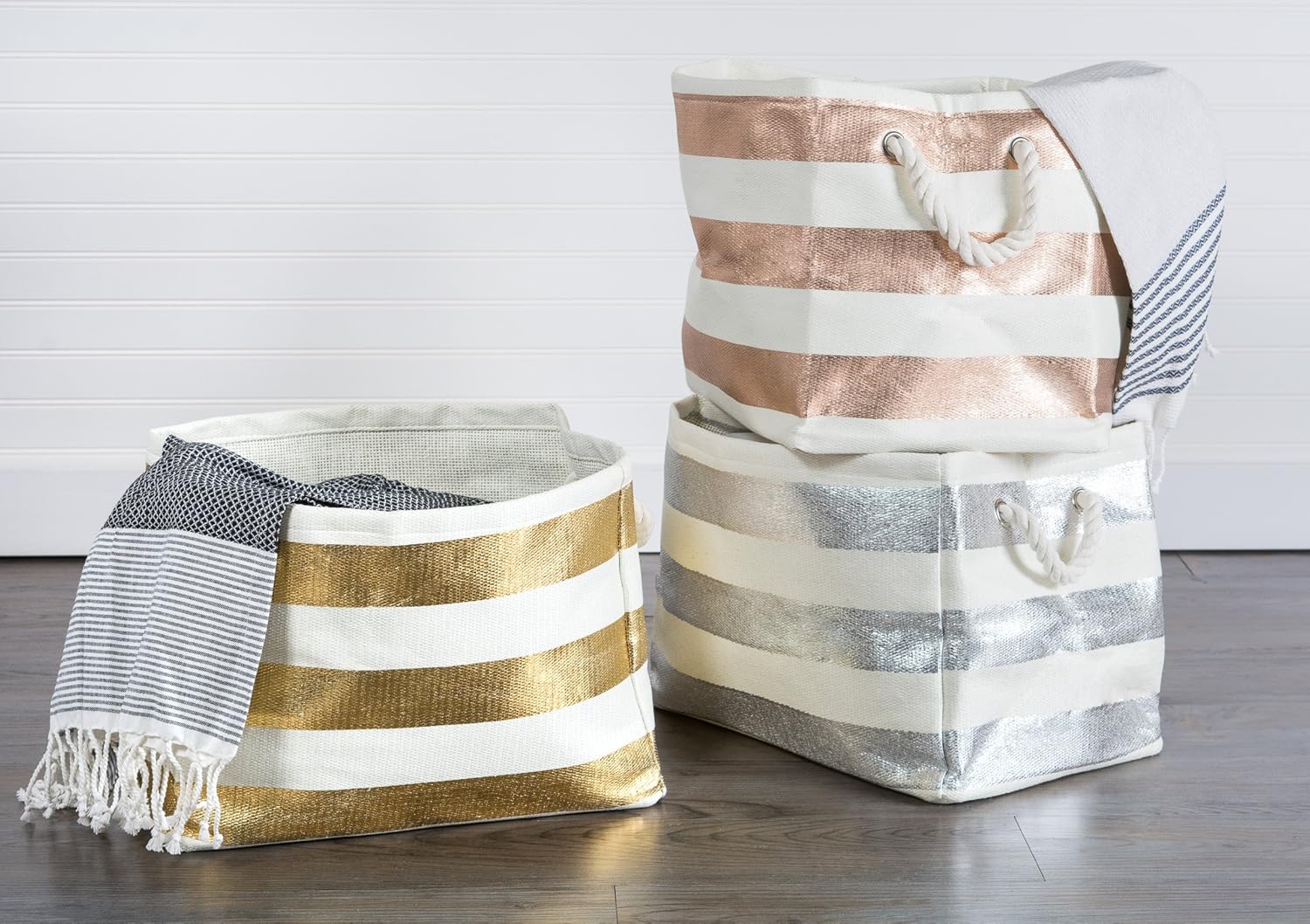 DII, papelera de almacenamiento de papel tejido