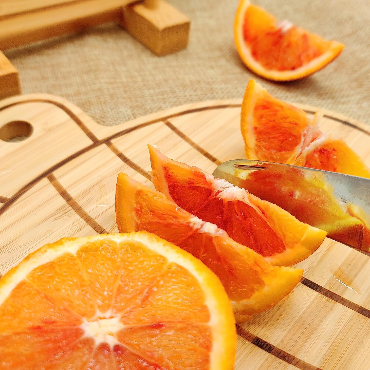 Juego de tabla de cortar de bambú pequeña, mini tabla de cortar de madera de frutas, tabla de queso con forma de caracol y abeja