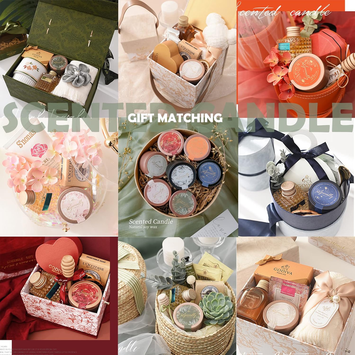Paquete de 6 velas perfumadas, juego de velas de aromaterapia, especialmente diseñadas para regalo de damas de honor, regalos ideales para bodas,