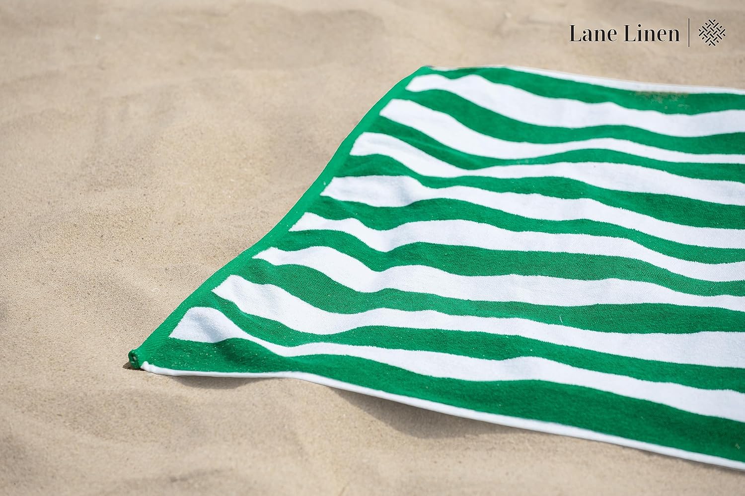 LANE LINEN Paquete de 2 toallas de playa de gran tamaño, 100% algodón, toalla de playa extra grande, toallas de piscina altamente absorbentes para