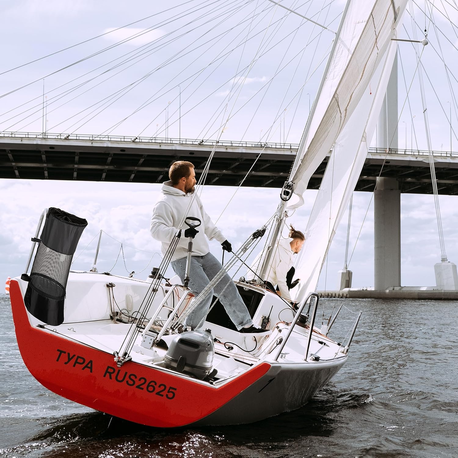 Bolsa de basura portátil para barco, bolsa de almacenamiento de basura reutilizable para exteriores, con apertura inferior a prueba de fugas con