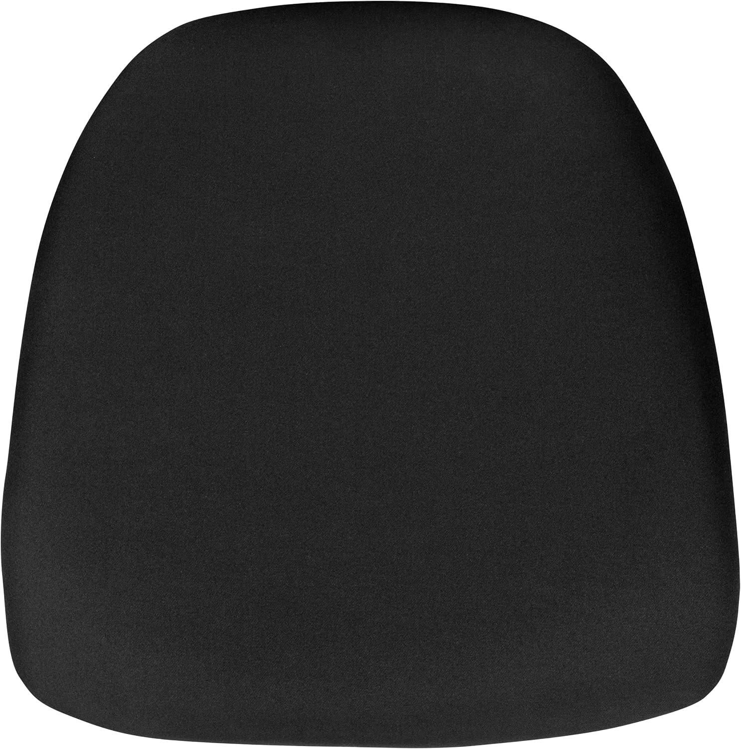 Cojín para silla de comedor Chiavari de tela negra dura para interiores