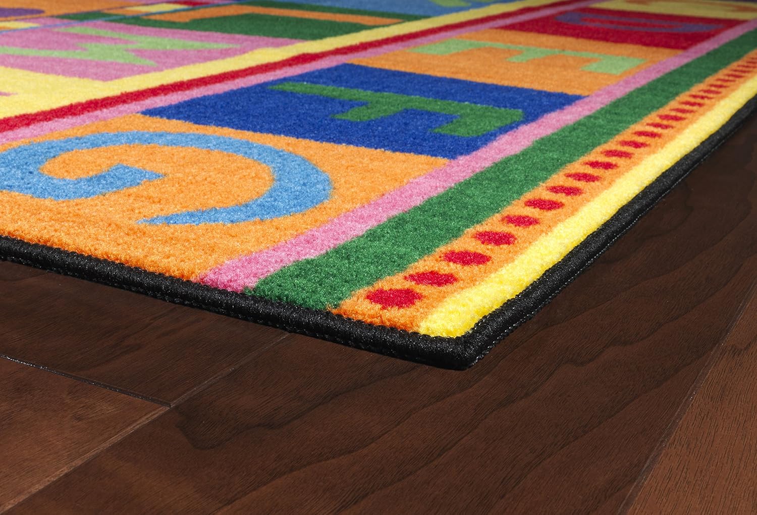 Alfombras Flagship Carpets, modelo ABC, colección económica, fácil cuidado, lavable para aula educativa de niños, Multicolor, 1