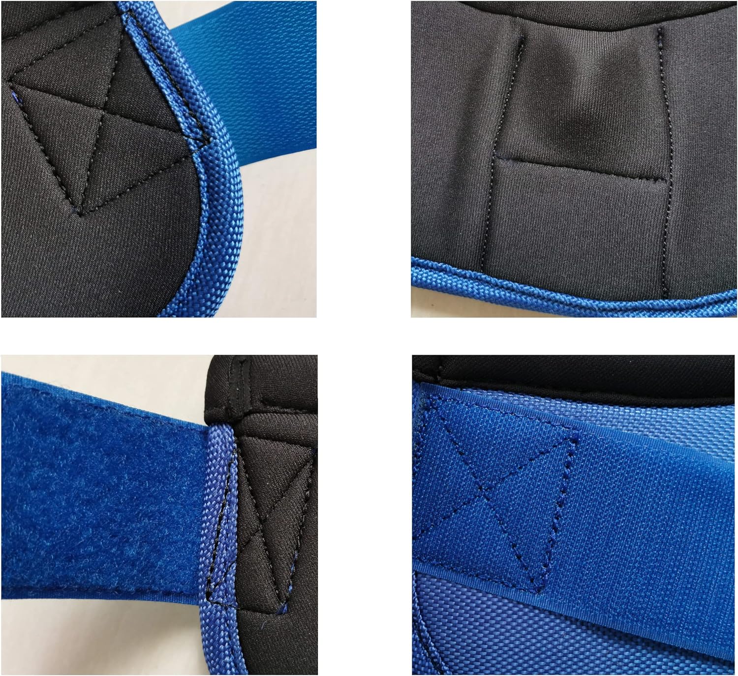 2520D – Botas de campana de caballo sin giro, botas de campana de caballo balísticas equinas, botas de campana de sobrealcance azul, XL