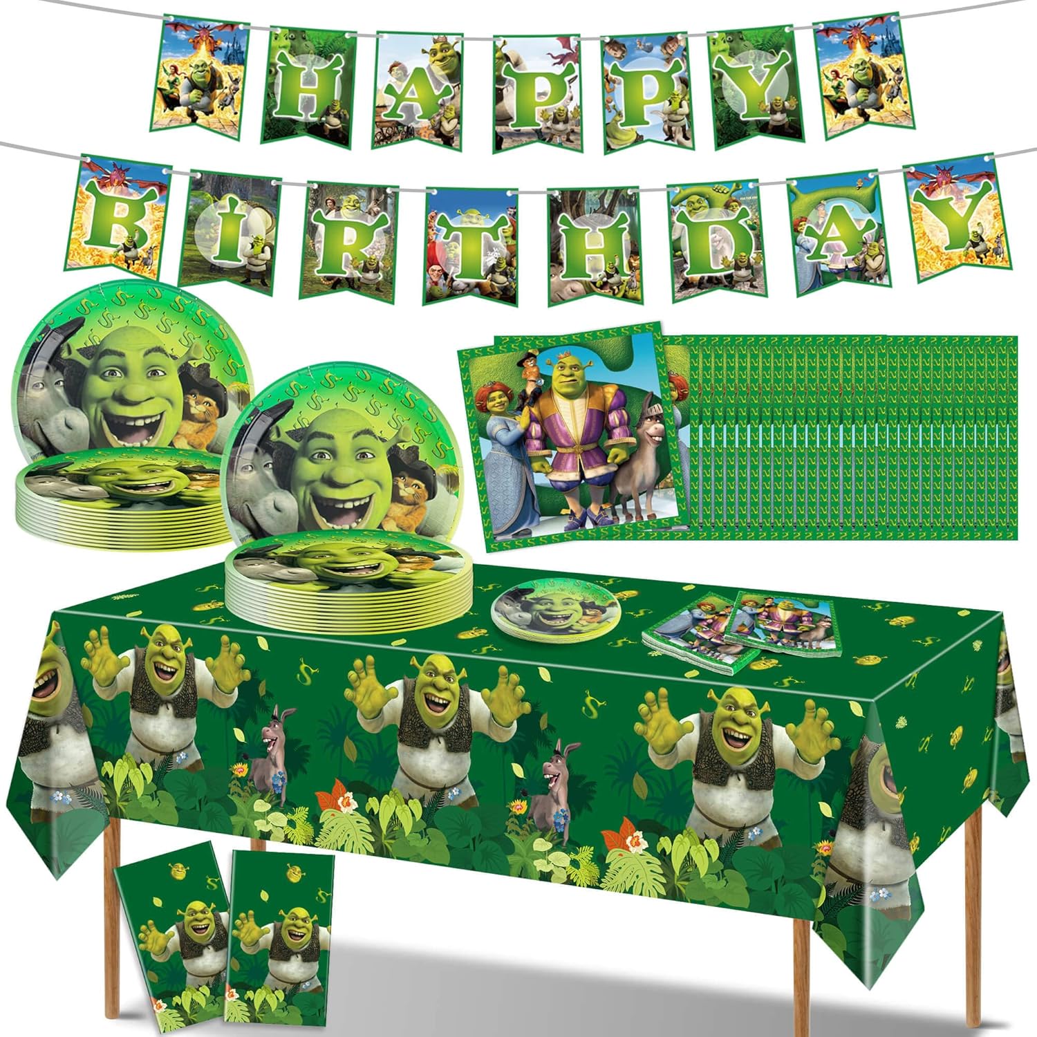 83 piezas de suministros para fiesta de cumpleaños de monstruos, decoraciones de fiesta temática de película para niños y niñas, el día de San