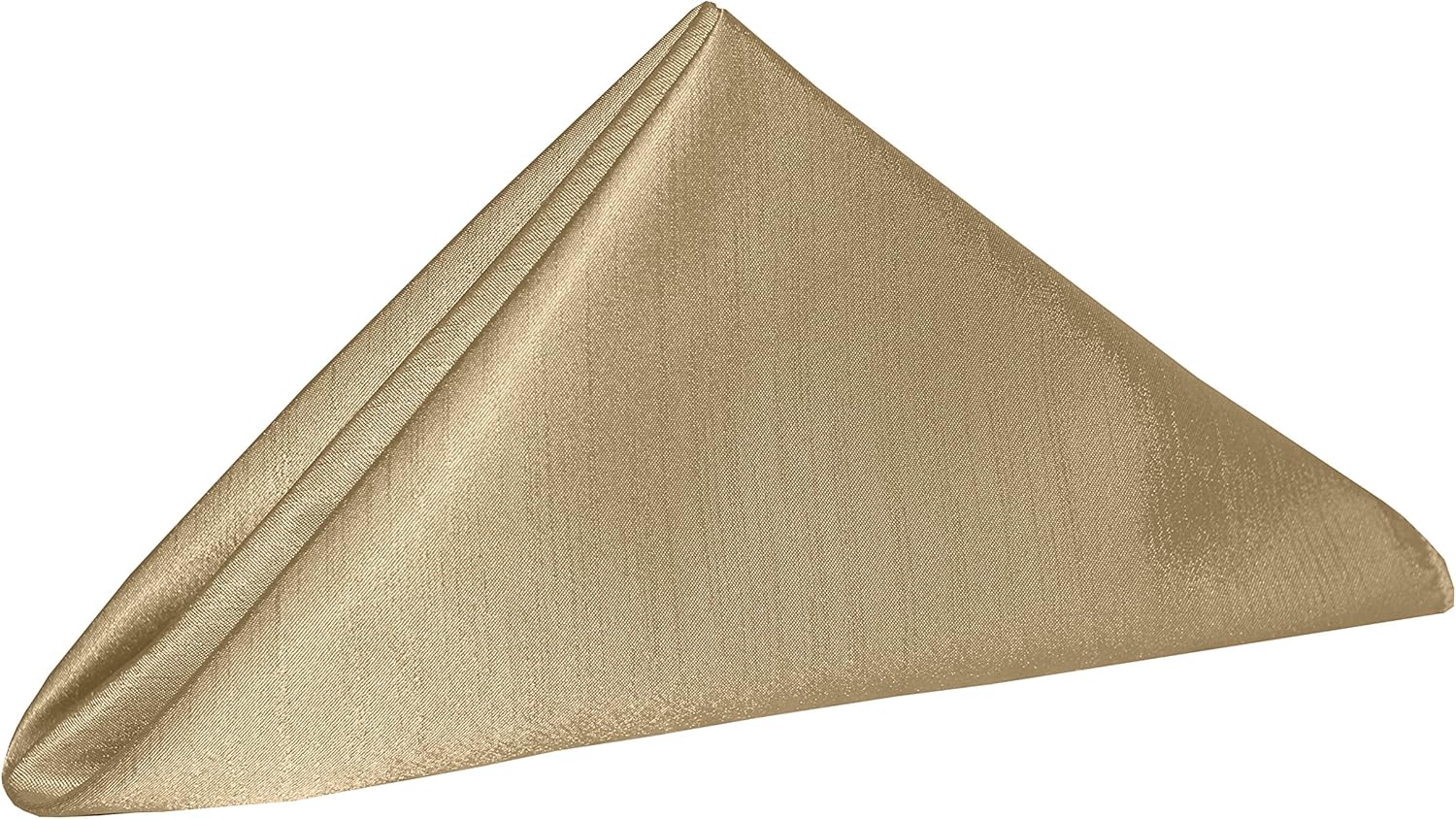 Ultimate Textile -1 docena – Reversible Shantung Satin – Majestic – Servilletas de tela Majestic de 17 x 17 pulgadas, color marrón claro