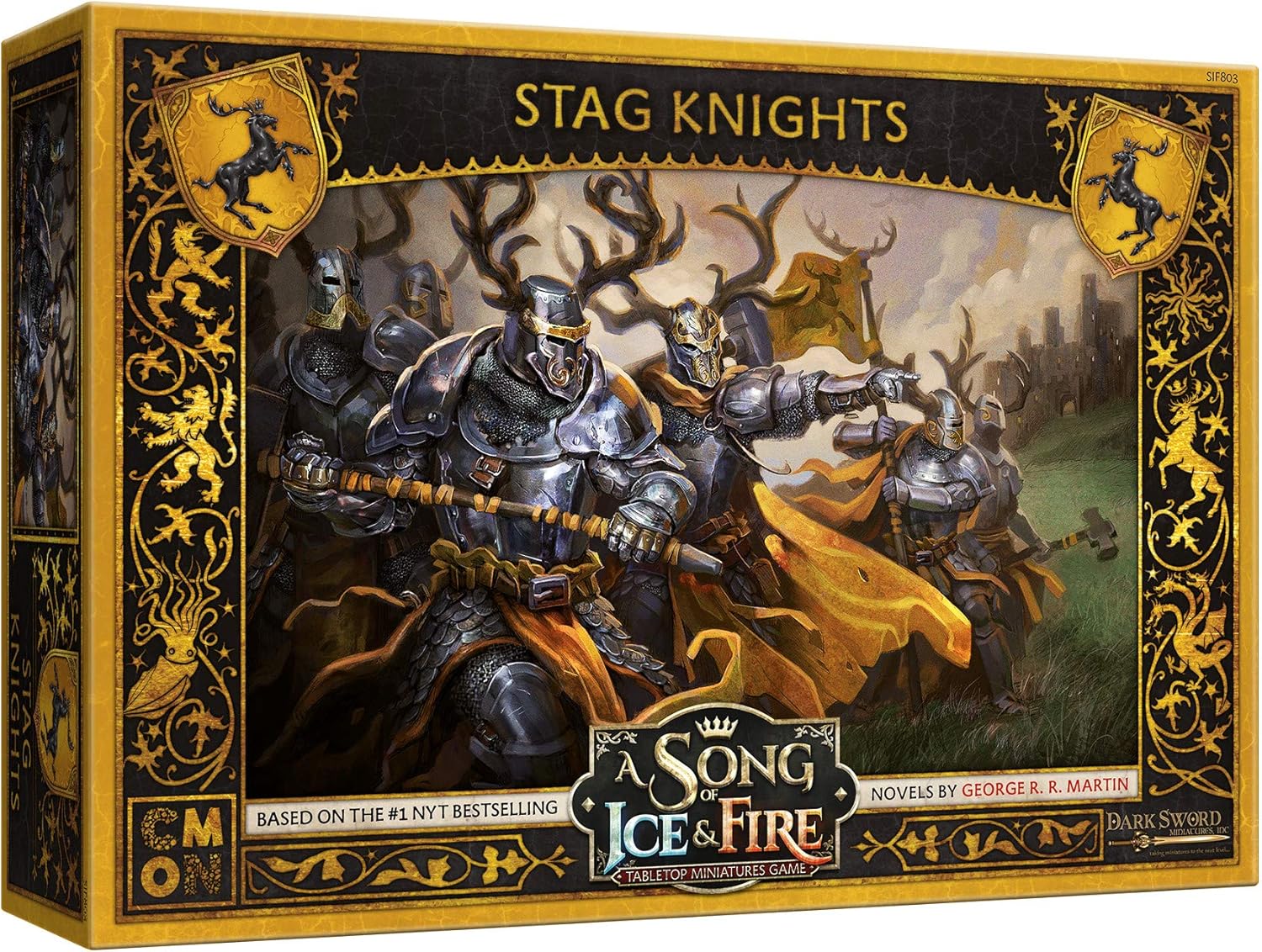 CMON Caja de unidades de mesa A Song of Ice and Fire de Baratheon Stag Knights  Juego de estrategia para adolescentes y adultos  A partir de 14 años