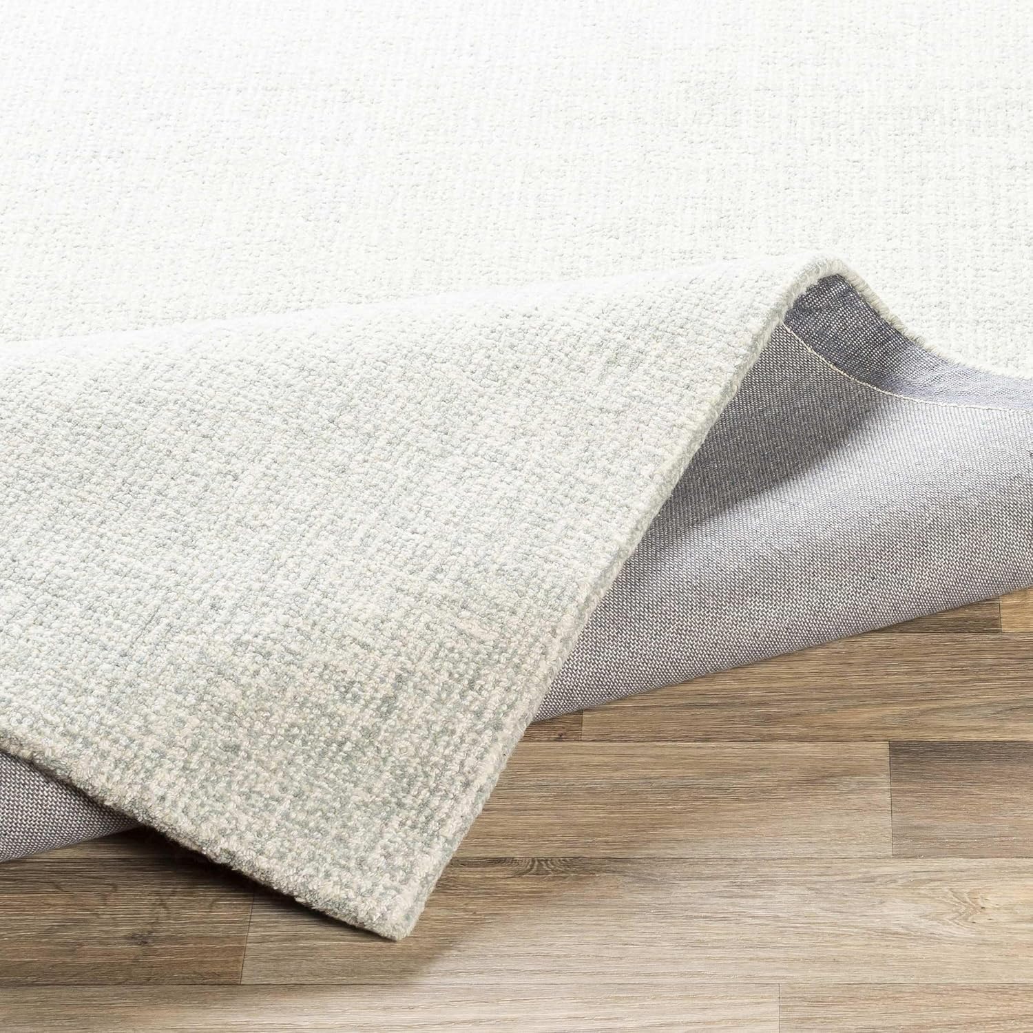 Mark&Day – Alfombra blanca moderna de 8 x 10 pies, alfombra blanca para sala de estar, dormitorio o cocina (8 x 10 pies)