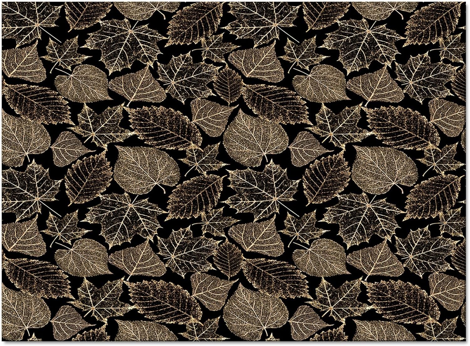 Alfombras de área de otoño para interiores, textura de hojas de arce, telón de fondo negro, moderno, de lujo, ultra suave, cómodo, antideslizante,