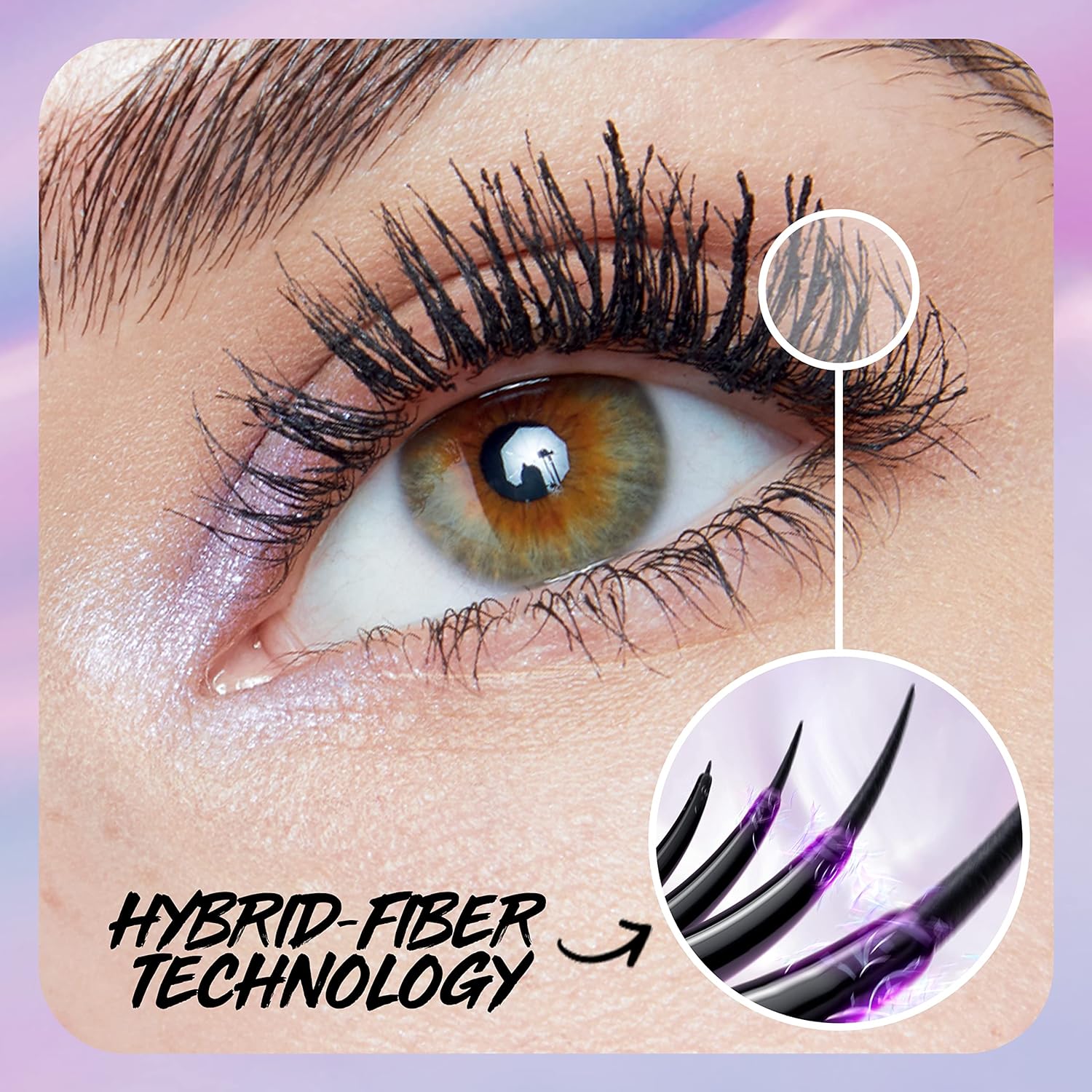 Maybelline The Falsies Surreal Extensions – Máscara de pestañas lavable, voluminizadora, maquillaje alargador, color negro marrón, 1 unidad