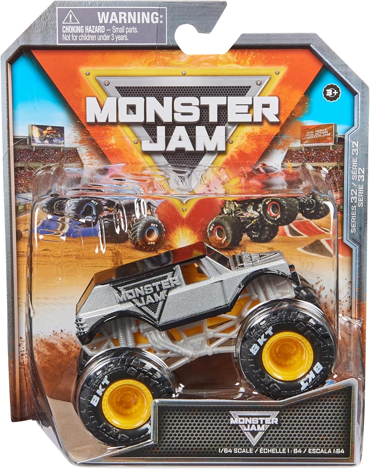 Monster Jam 2023 Spin Master 164 Camión fundido a troquel Serie 32 Arena Favoritos Camión de acrobacias