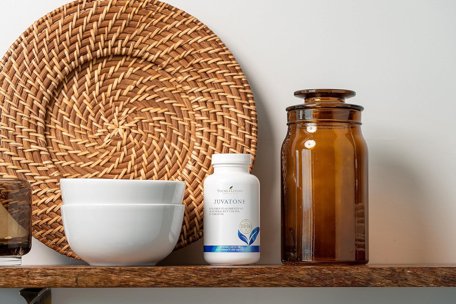 Young Living JuvaTone Tablets 150 ct – Tabletas de suplemento de hierbas – Complejo herbario de fitonutrientes y aceites esenciales de primera
