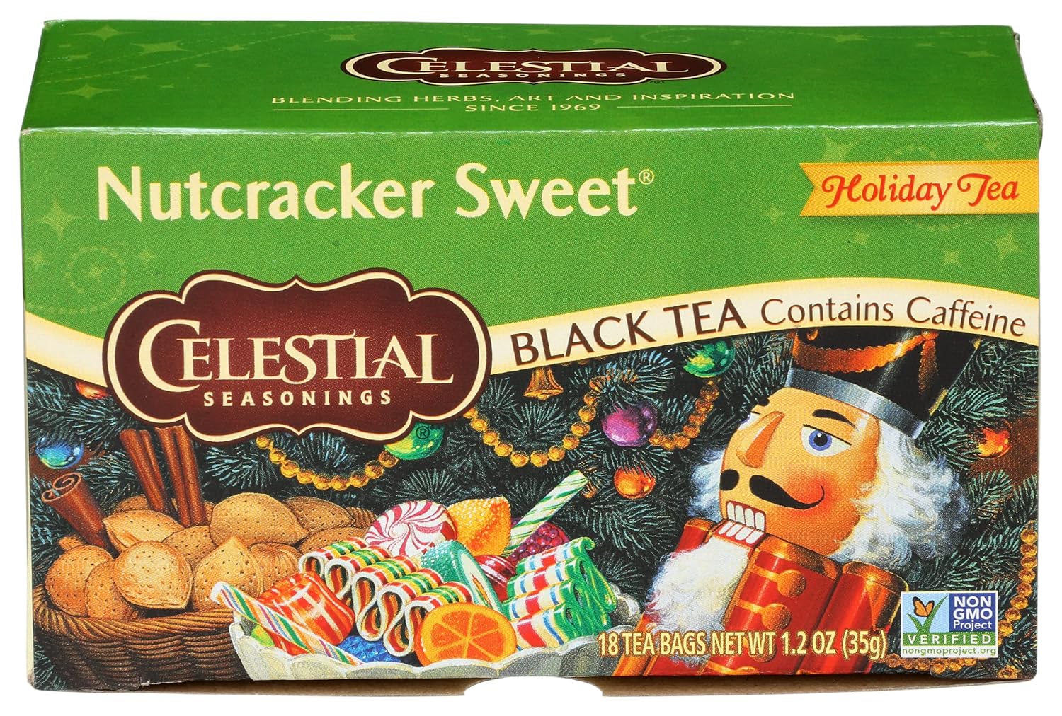 Celestial Seasonings Té negro, cascanueces dulce, 18 unidades