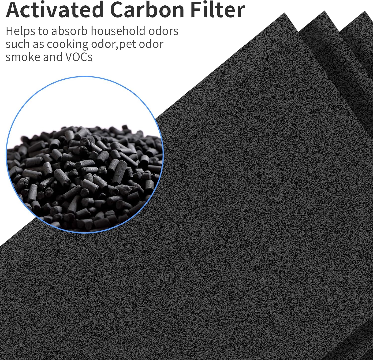 Juego de prefiltros lavables para purificador de aire Winix PlasmaWave C535 5300-2 6300-2, 2 prefiltros de malla fina lavables y 2 filtros de carbón