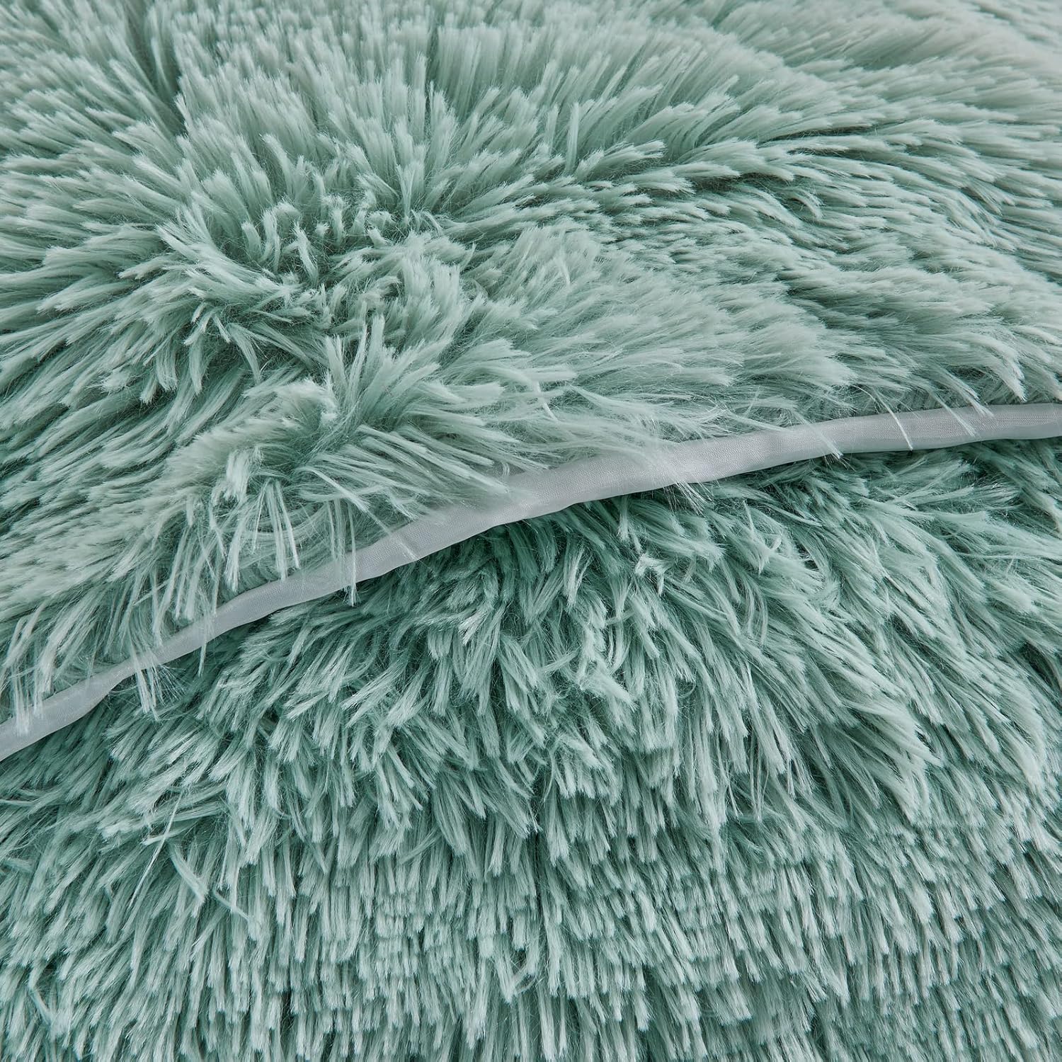GONAAP Funda de almohada de piel sintética decorativa para sofá, cama de automóvil, 18 x 18 pulgadas (azul hielo, 18 x 18 pulgadas (paquete de 2)