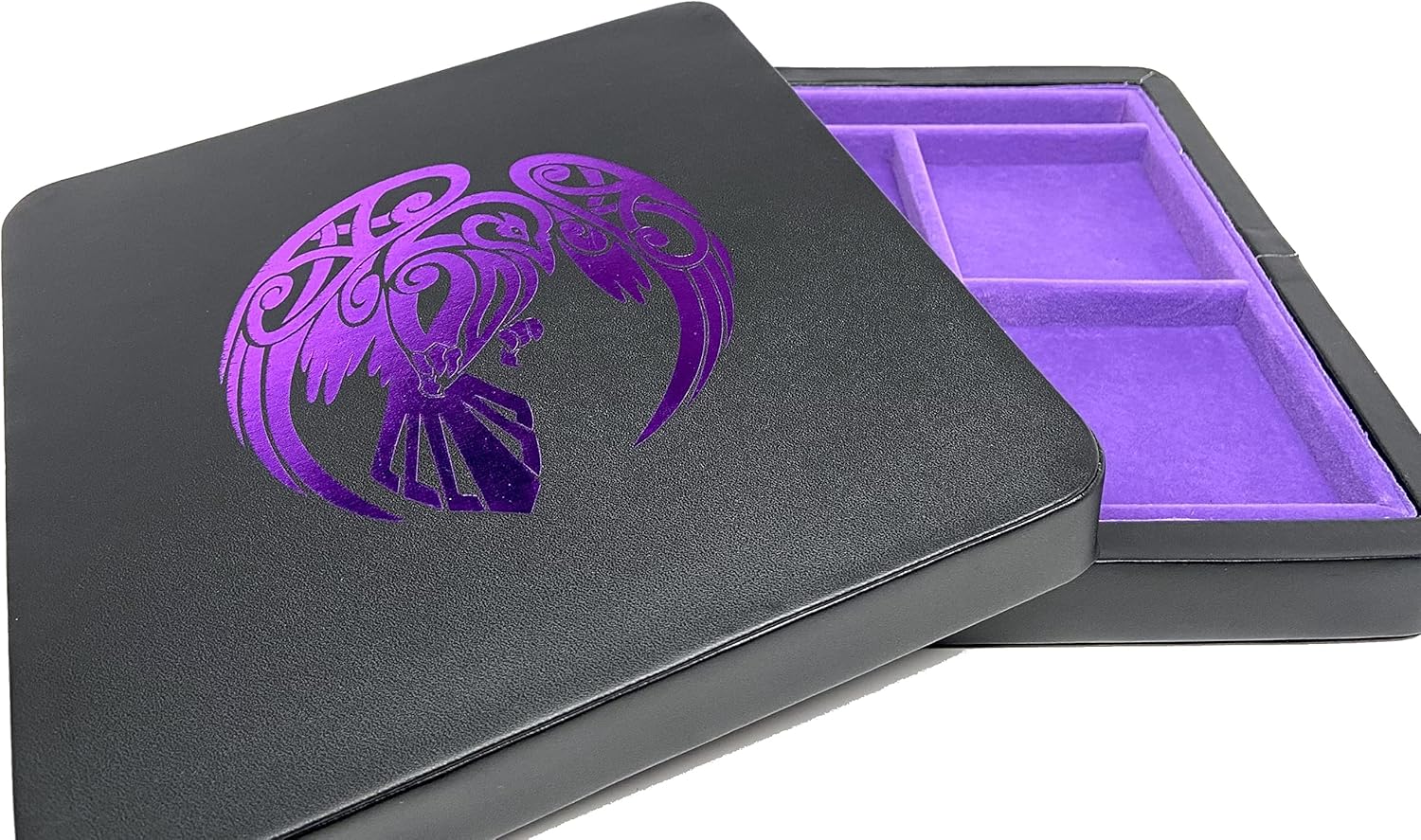 Adventure Box – Bandeja combinada de dados y estuche de almacenamiento con tapa magnética (aven)