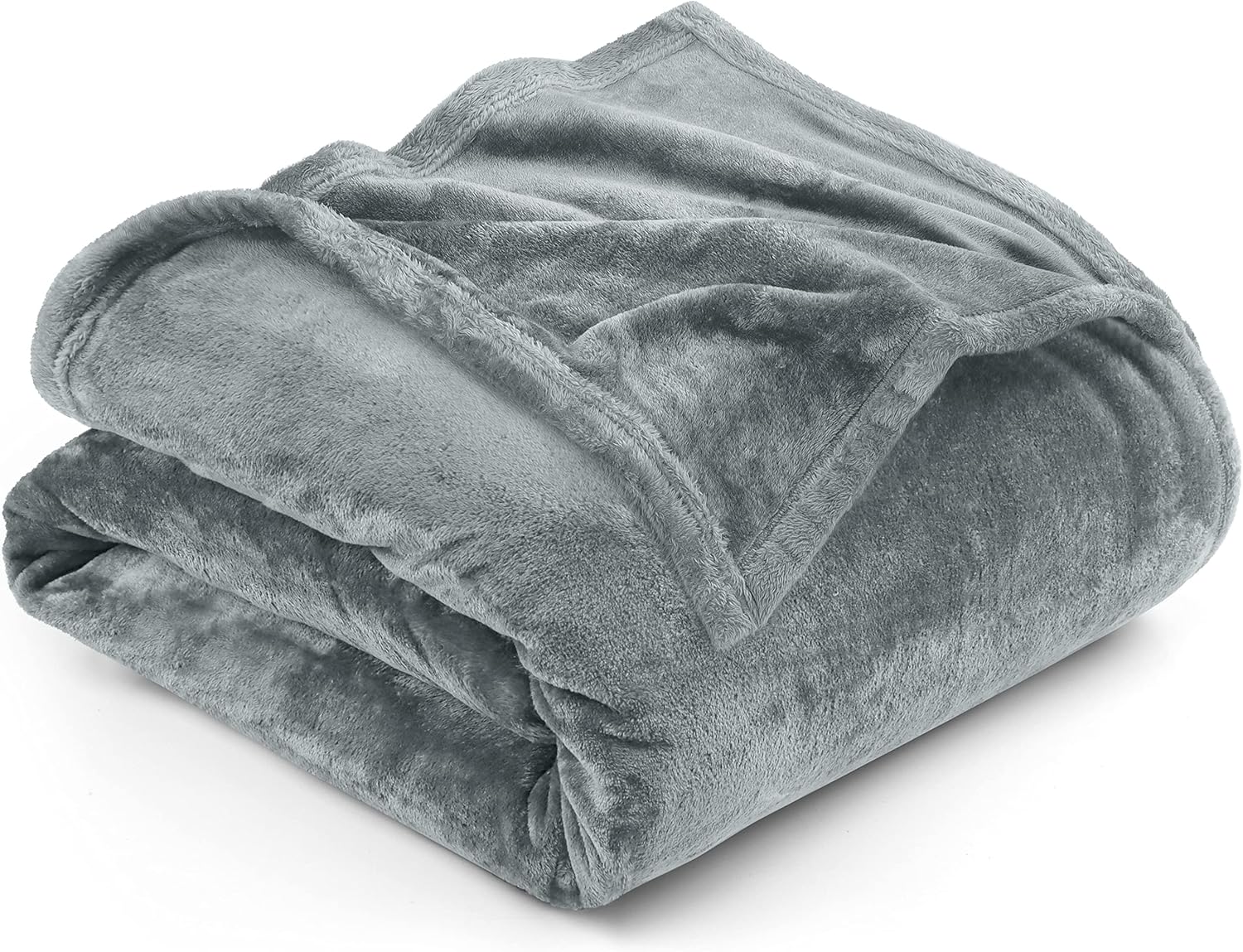 Utopia Bedding – Manta polar de 8.85 ozyd, tamaño individual, color gris ceniza, cobija para cama de microfibra, mullida, suave y antiestática (90 x