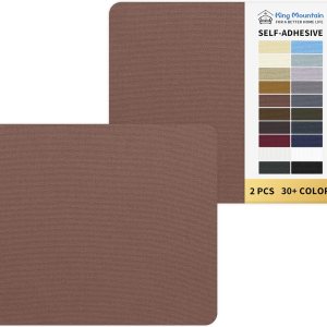 KING MOUNTAIN Parche de reparación de lona de 9 x 11 pulgadas, 2 piezas, parche de tela impermeable autoadhesivo para sofás, tiendas de campaña, KING MOUNTAIN Parche de reparación de lona de 9 x 11 pulgadas, 2 piezas, parche de tela impermeable autoadhesivo para sofás, tiendas de campaña,