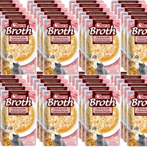 INABA Churu – Golosinas de caldo para gatos, pollo rallado y caldo cremoso con vitamina E, 1.4 onzas por bolsa, (paquete de 48), receta de pollo con INABA Churu – Golosinas de caldo para gatos, pollo rallado y caldo cremoso con vitamina E, 1.4 onzas por bolsa, (paquete de 48), receta de pollo con