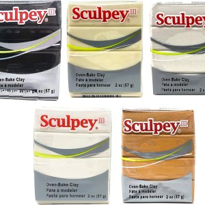 Sculpey Premo Accents – Arcilla para horno de 2 onzas, paquete variado de 5  Blanco translúcido, cobre, perla, centelleante centelleante, arcilla Sculpey Premo Accents – Arcilla para horno de 2 onzas, paquete variado de 5  Blanco translúcido, cobre, perla, centelleante centelleante, arcilla