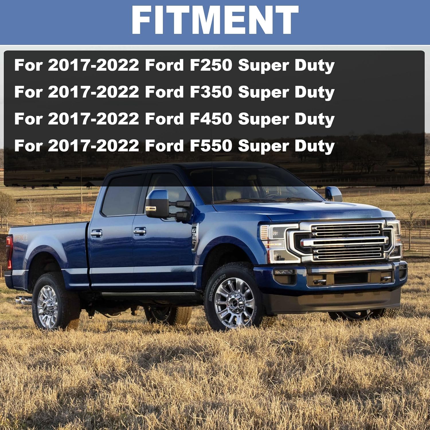 2 unids negro portón trasero superior goma parachoques buje LH RH para 2017 2018 2019 2020 2021 2022 Ford F250 F350 F450 Super Duty