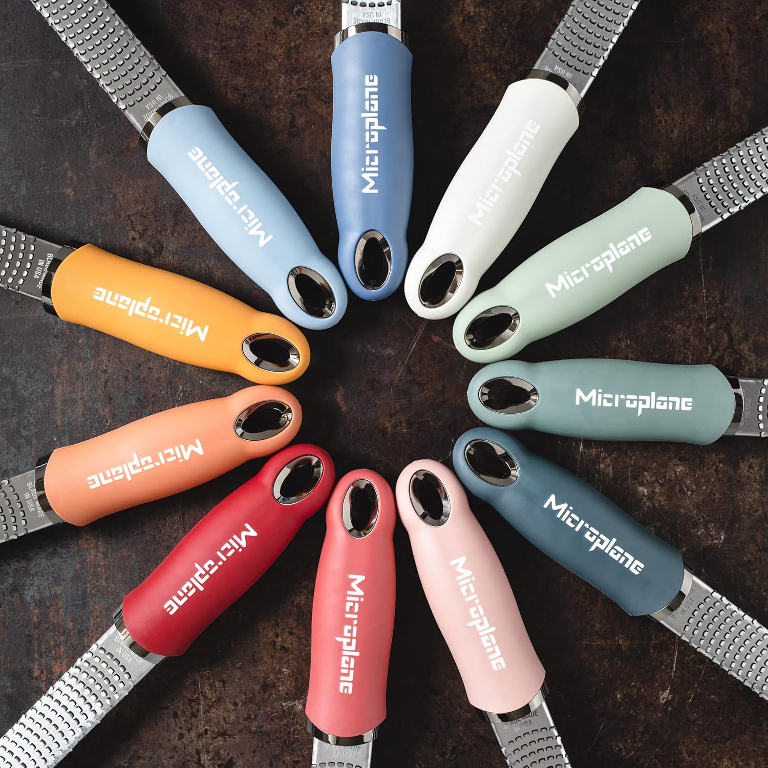 Premium Classic Zester – Verde eucalipto  Herramienta de limón Zester, queso duro y rallador de verduras  Para cítricos, queso parmesano, ajo,
