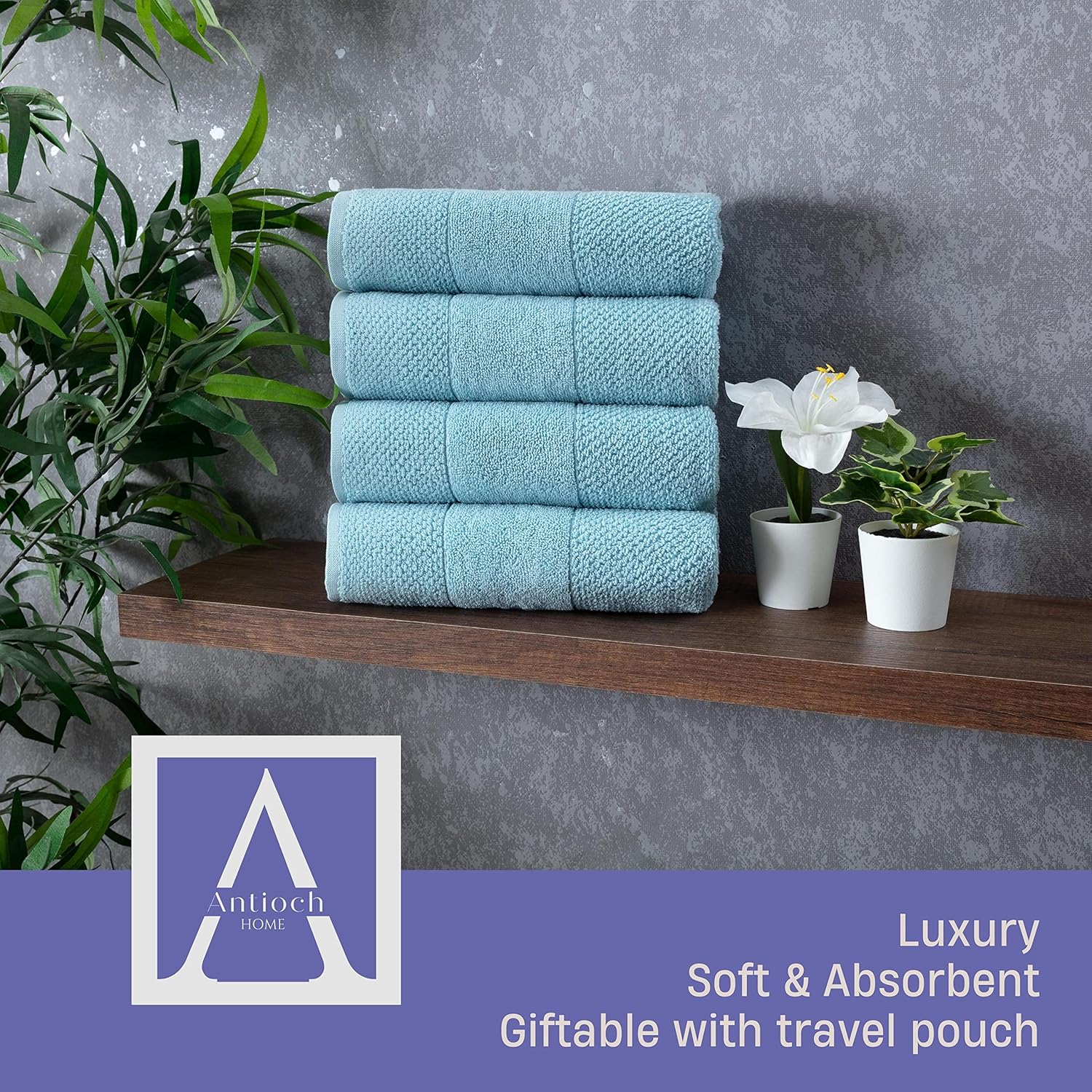 Toallas de mano para baño, calidad de hotel, esponjosas, absorbentes, suaves y de secado rápido, toallas de mano turcas para baño, juego de toallas