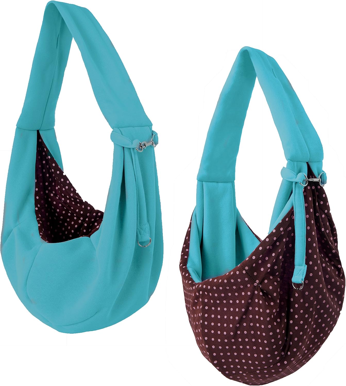 Transportín para perros y gatos iPrimio manos libres, bolsa de transporte reversible Papoose Súper bolsa blanda y contenedor. Gran transportín para