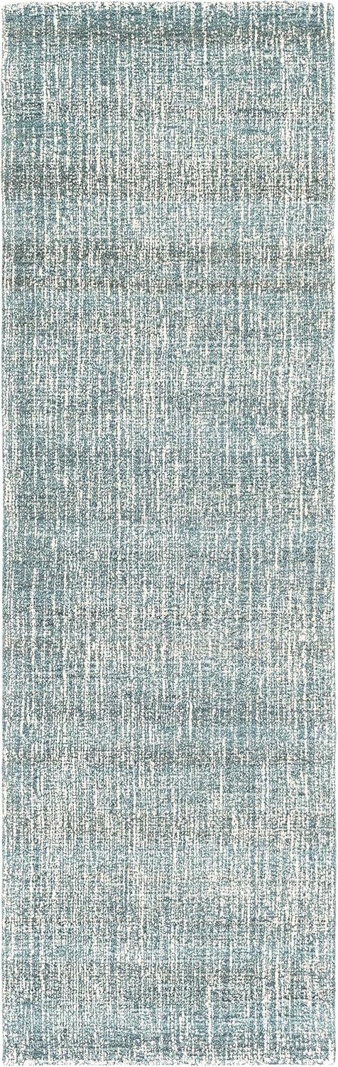 Mark&Day – Alfombras Giles de 4 x 6 pies, alfombra moderna color aguamarina, alfombra azul crema para sala de estar, dormitorio o cocina (4 x 6 pies)