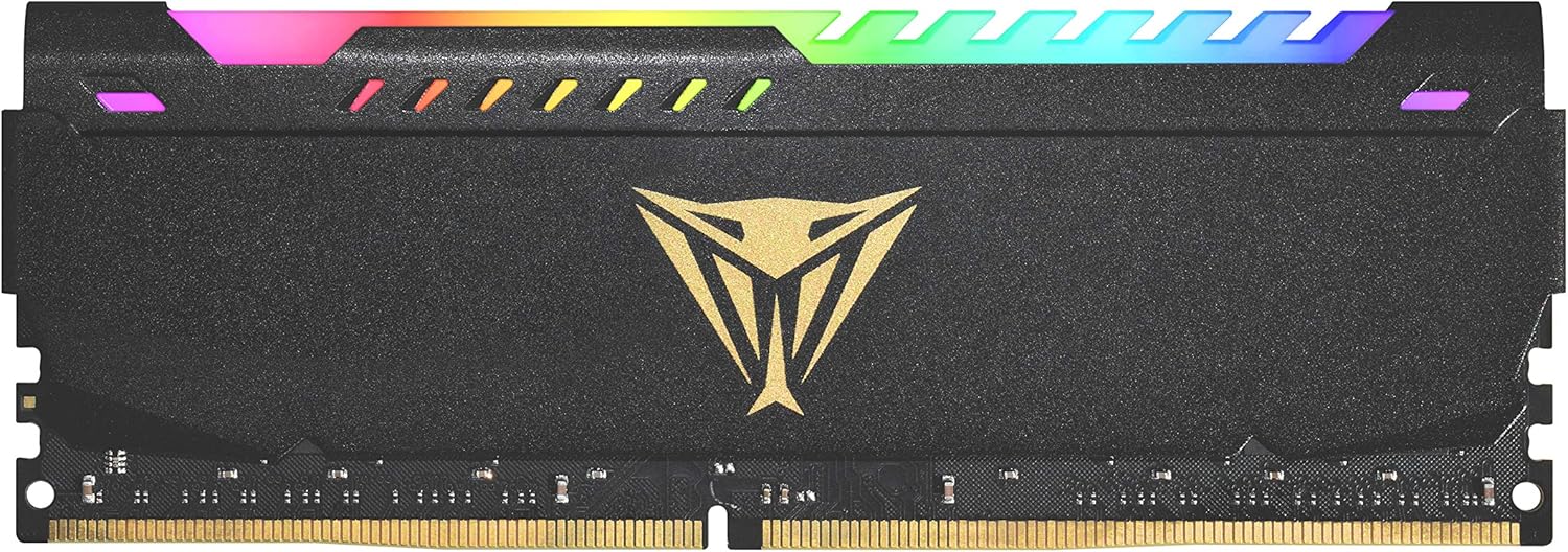 Módulo de memoria para juegos de escritorio Patriot Viper Steel RGB DDR4 RAM 16GB (1X16GB) 3600MHz CL20 UDIMM – PVSR416G360C0