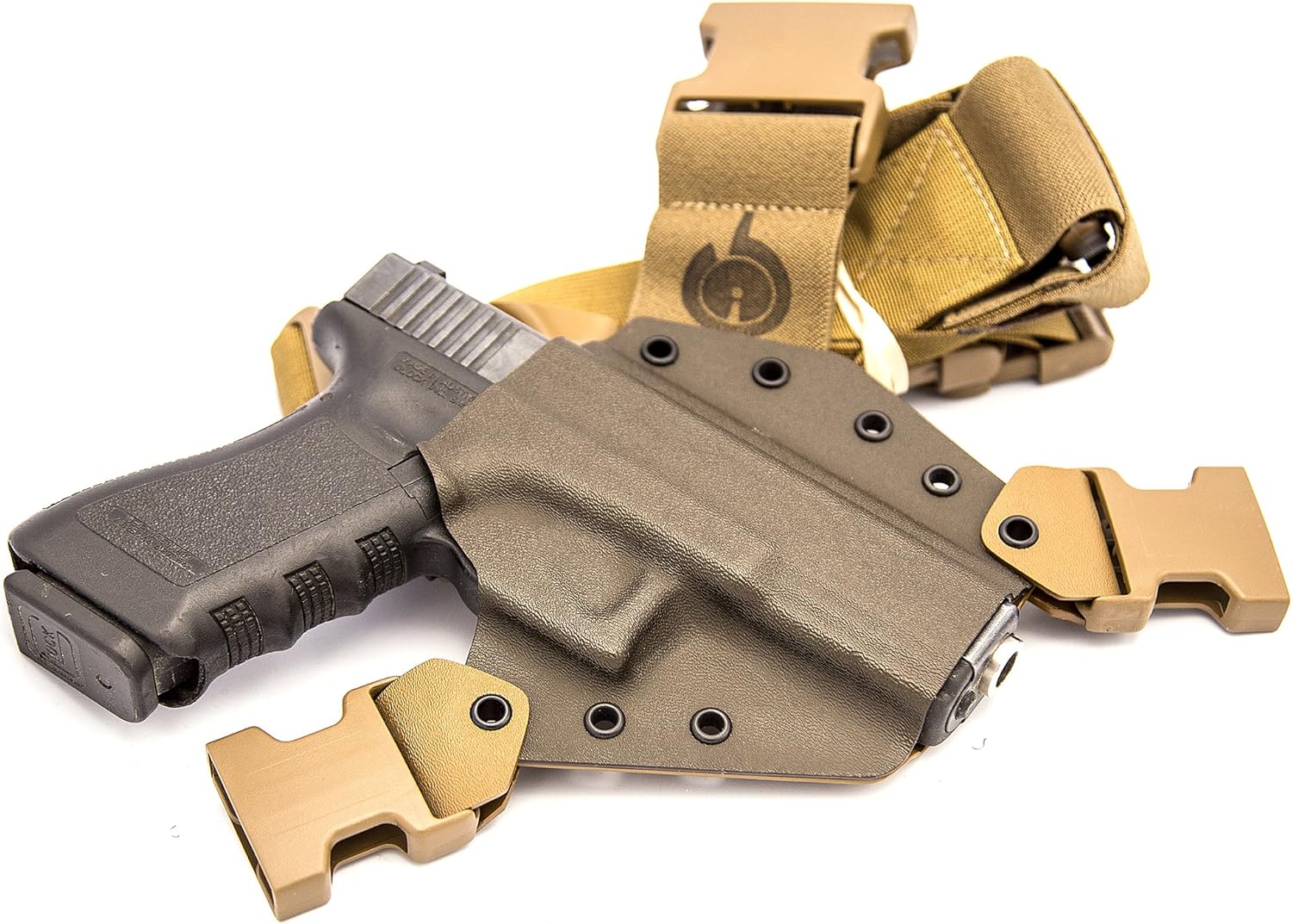 Kenai – Funda de pecho para Glock – MAS GrisCoyote