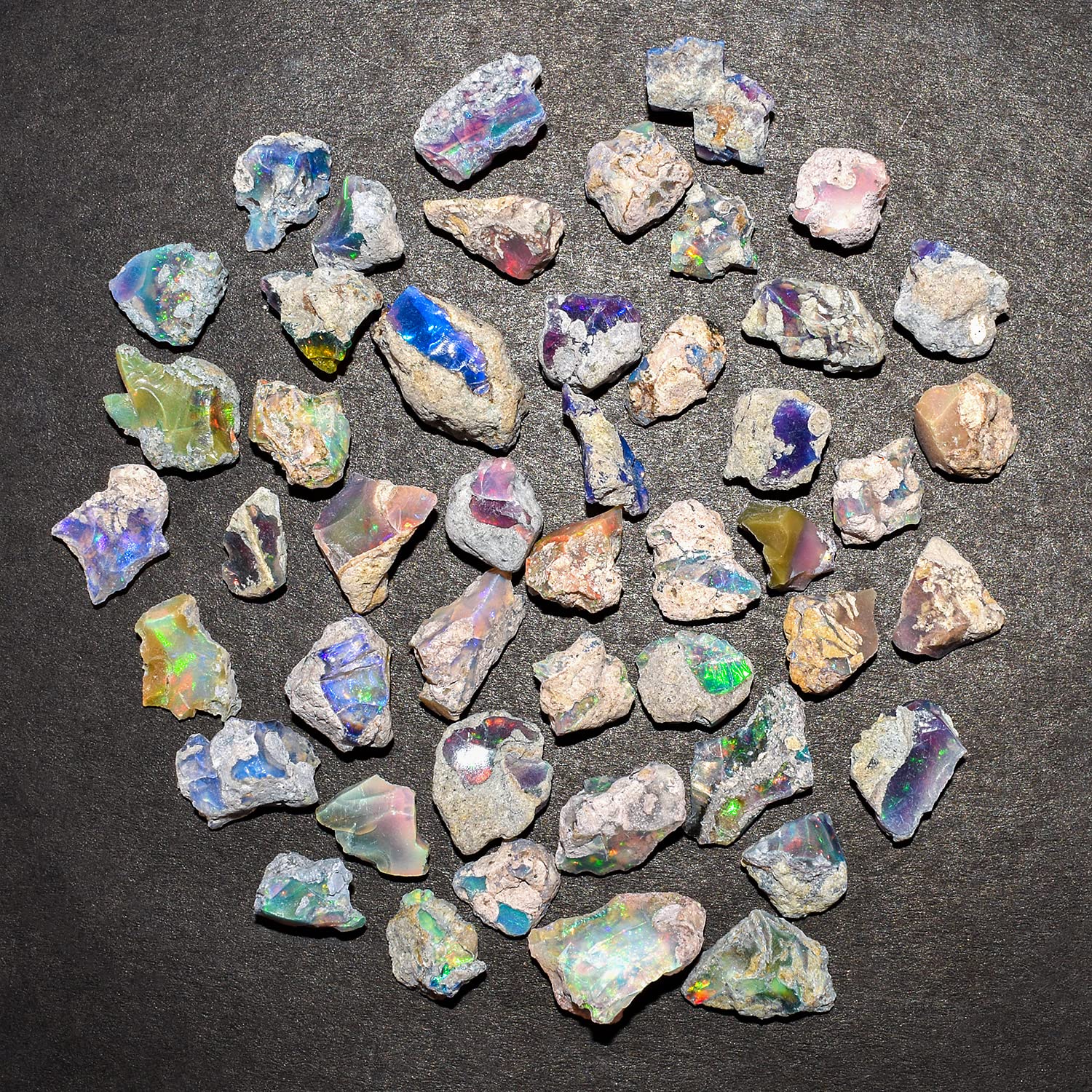 5pcs Raw Ethiopian Black Opal Gemstone Rough Opal Stone Chakra Healing Crystals DIY Jewelry Making Wire Wrapping Loose Supplies Wholesale October