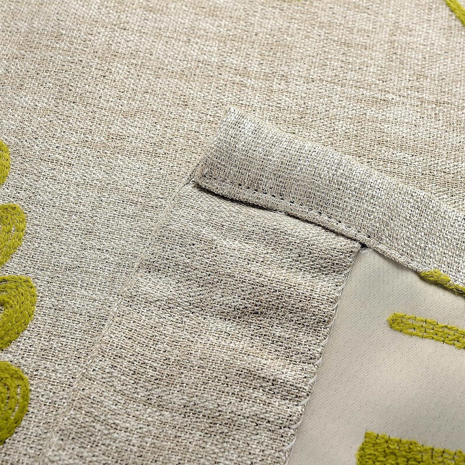 Cortinas de lino bordadas marca Melodieux